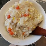 【離乳食後期】根菜の卵とじごはん